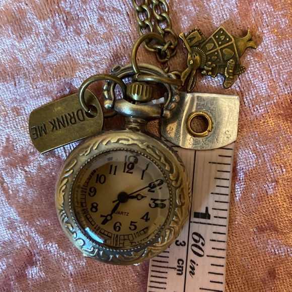 Accessories New Alice In Wonderland Mini Pocket Watch Necklace Poshmark